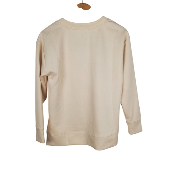 Danskin Women's Cream V-Neck Sweater. S/P - Picture 10 of 13